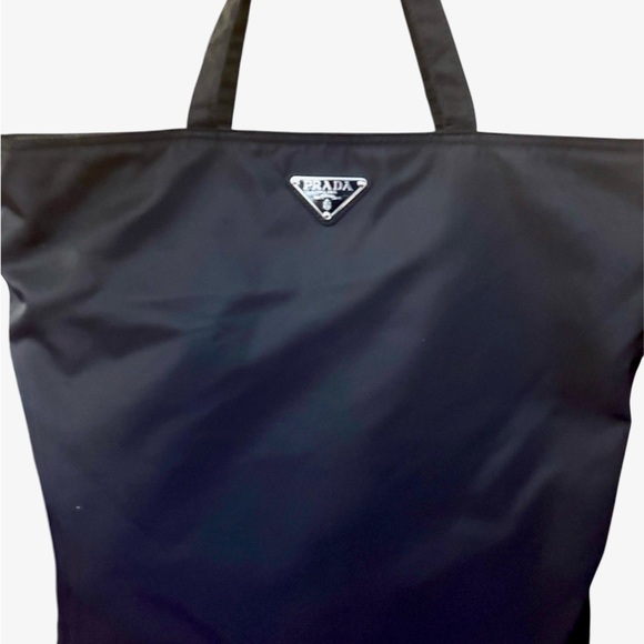Authentic Prada Tessuto Nylon Black Tote Bag - Picture 8 of 14